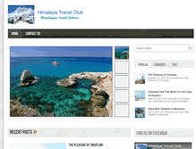 Tablet Screenshot of himalayatravelclub.com